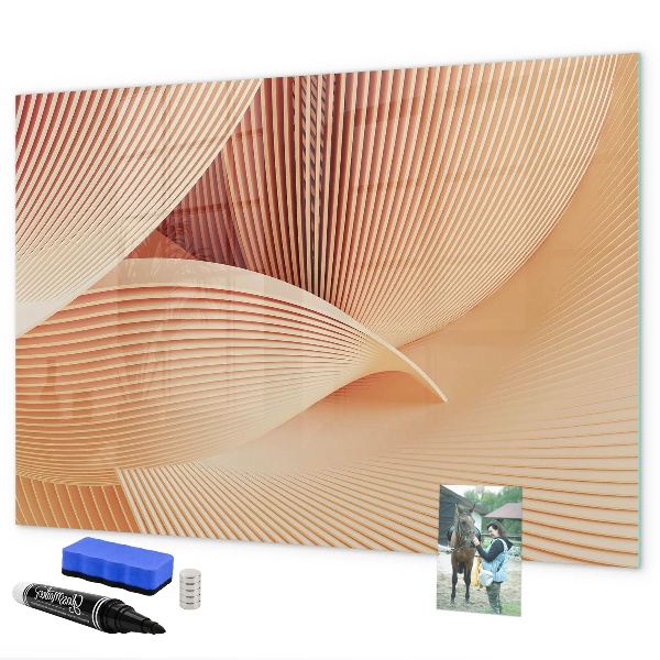 Magnettafel zum schreiben Moderne Fotodisplaytafel
