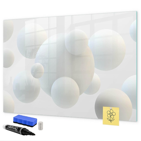 Magnettafel zum schreiben Platz für Erinnerungen und Notizen