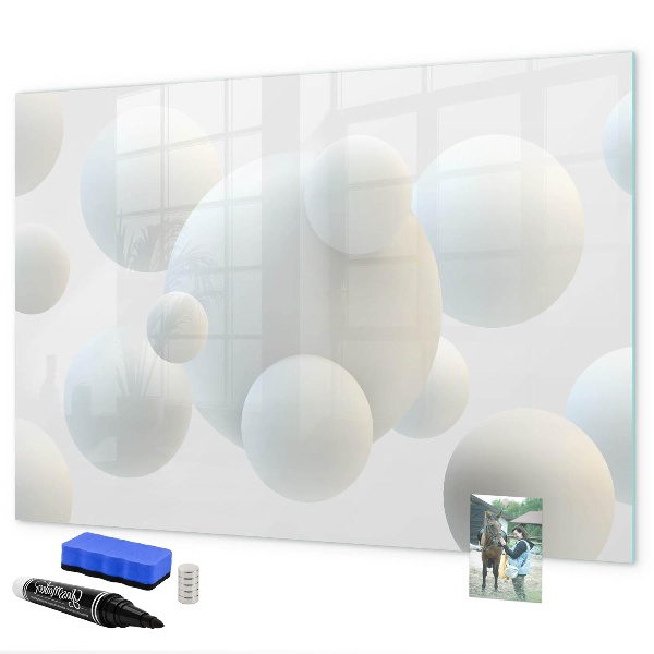 Magnettafel zum schreiben Platz für Erinnerungen und Notizen