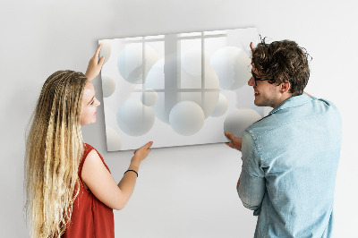 Magnettafel zum schreiben Platz für Erinnerungen und Notizen