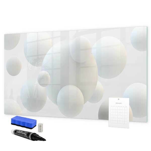 Magnettafel zum schreiben Platz für Erinnerungen und Notizen