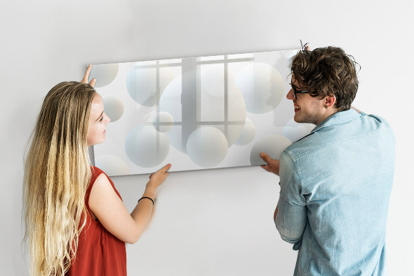 Magnettafel zum schreiben Platz für Erinnerungen und Notizen