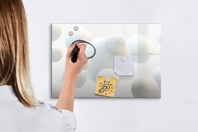 Magnettafel zum schreiben Platz für Erinnerungen und Notizen