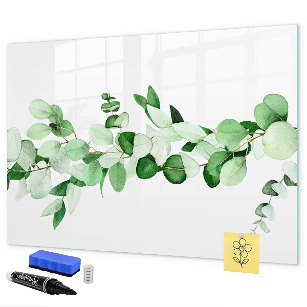 Magnettafel zum schreiben Grüne Tafel für Fotos und Notizen