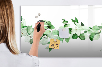 Magnettafel zum schreiben Grüne Tafel für Fotos und Notizen