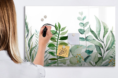 Schreib magnettafel Grüne Tafel für Notizen und Fotos