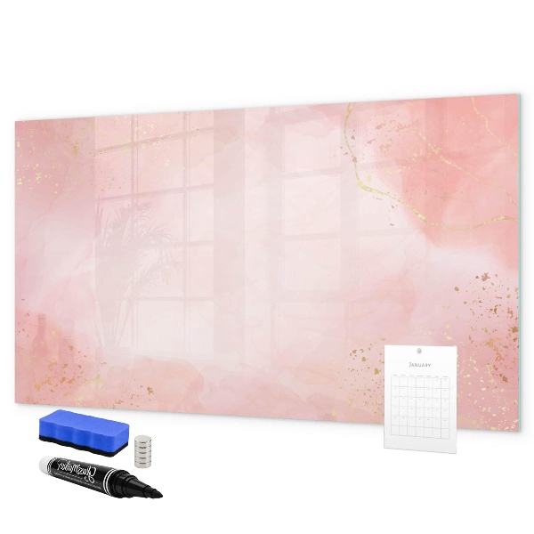 Magnettafel zum schreiben Stilvolle Pinnwand für Fotos und Notizen