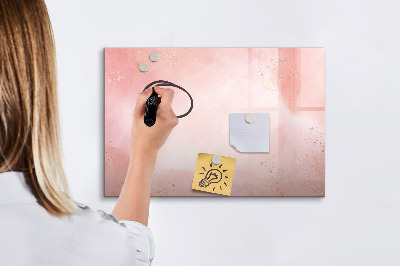Magnettafel zum schreiben Stilvolle Pinnwand für Fotos und Notizen