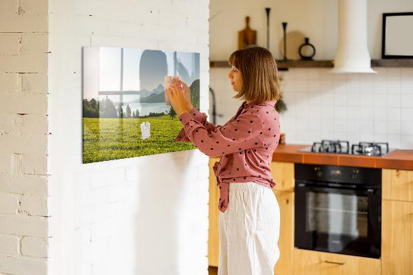 Magnettafel zum schreiben Ein kreativer Raum, um Ihre Erinnerungen zu präsentieren