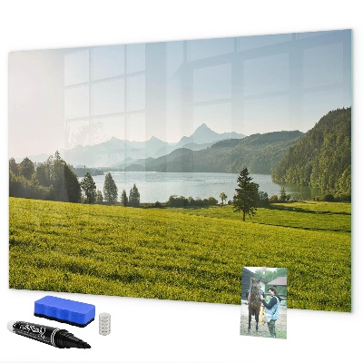 Magnettafel zum schreiben Ein kreativer Raum, um Ihre Erinnerungen zu präsentieren