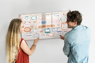 Magnettafel zum schreiben Kreative Inspiration und Zieltafel