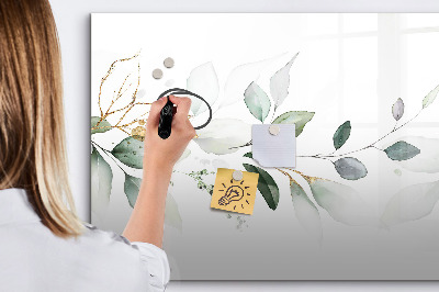 Schreib magnettafel Stilvolle Pinnwand für Fotos und Notizen