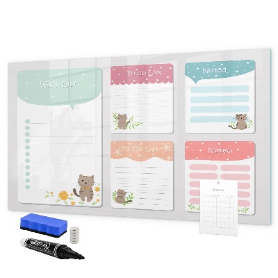 Schreib magnettafel Planen mit Freude und Kreativität
