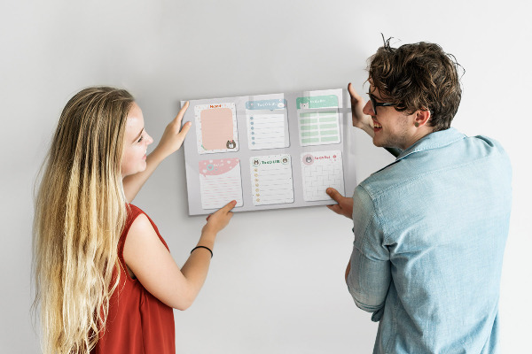Schreib magnettafel Hausaufgaben- und Notizen-Organizer