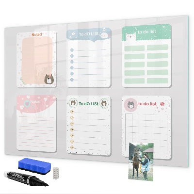 Schreib magnettafel Hausaufgaben- und Notizen-Organizer