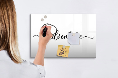Schreib magnettafel Ein kreativer Raum für Erinnerungen und Fotos