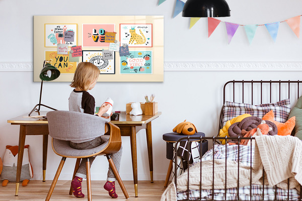 Magnettafel zum schreiben Kreative Collagen voller positiver Emotionen