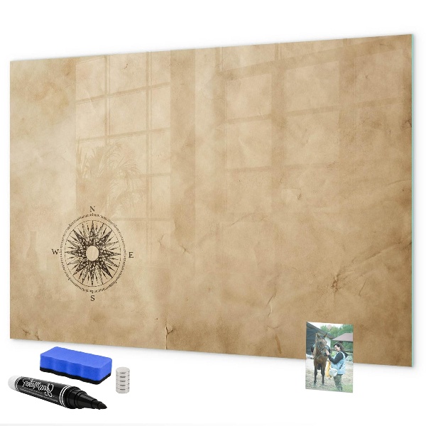 Schreib magnettafel Eine stylische Tafel für Notizen und Fotos