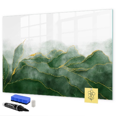 Schreib magnettafel Grüne Tafel für Fotos und Notizen