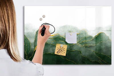 Schreib magnettafel Grüne Tafel für Fotos und Notizen