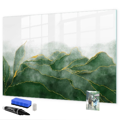 Schreib magnettafel Grüne Tafel für Fotos und Notizen
