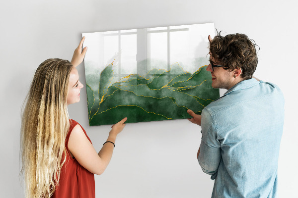 Schreib magnettafel Grüne Tafel für Fotos und Notizen