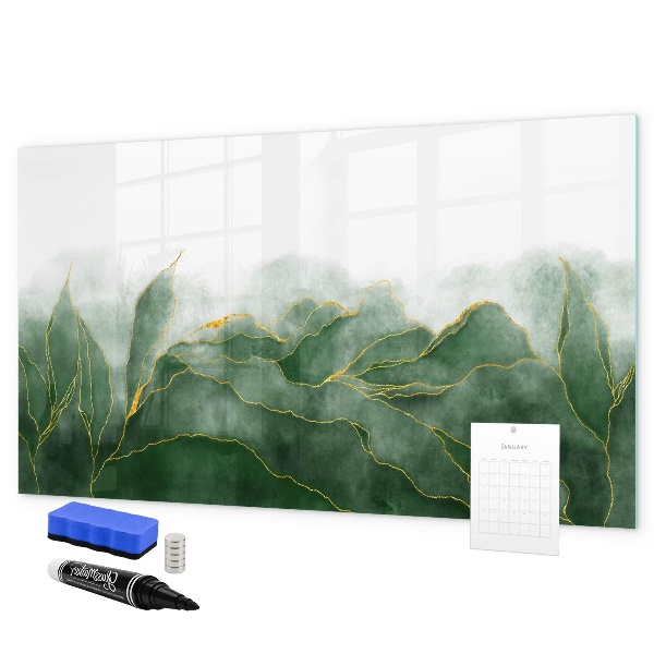 Schreib magnettafel Grüne Tafel für Fotos und Notizen