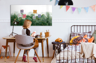 Schreib magnettafel Grüne Tafel für Fotos und Notizen