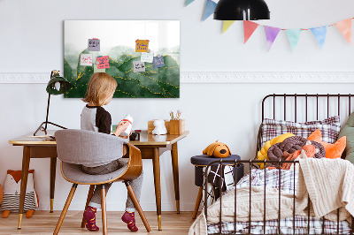 Schreib magnettafel Grüne Tafel für Fotos und Notizen