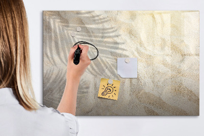 Schreib magnettafel Eine stylische Tafel für Notizen und Fotos