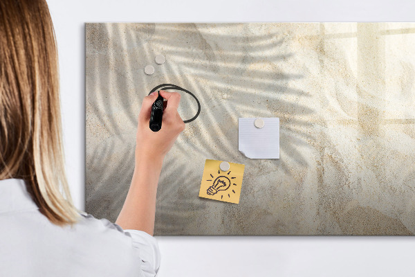 Schreib magnettafel Eine stylische Tafel für Notizen und Fotos