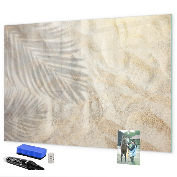 Schreib magnettafel Eine stylische Tafel für Notizen und Fotos