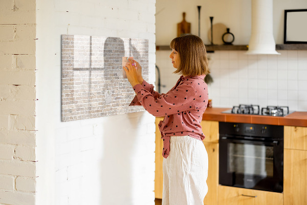 Magnettafel zum schreiben Moderne Fotodisplaytafel