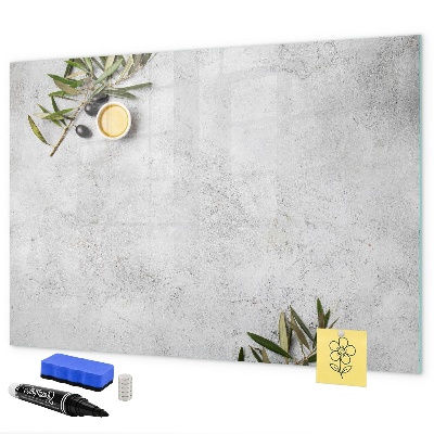 Schreib magnettafel Eine stylische Tafel für Notizen und Fotos