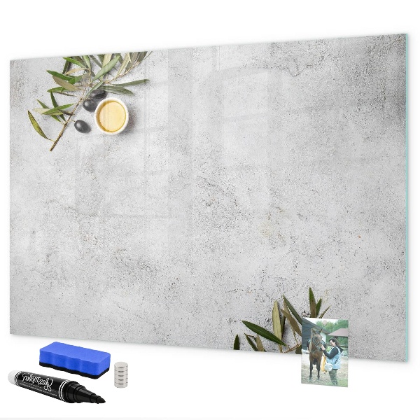 Schreib magnettafel Eine stylische Tafel für Notizen und Fotos