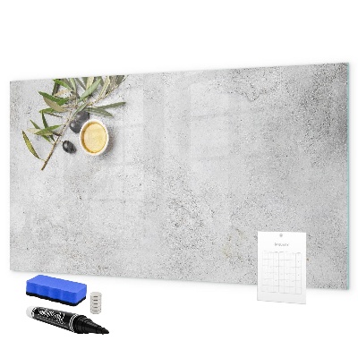 Schreib magnettafel Eine stylische Tafel für Notizen und Fotos