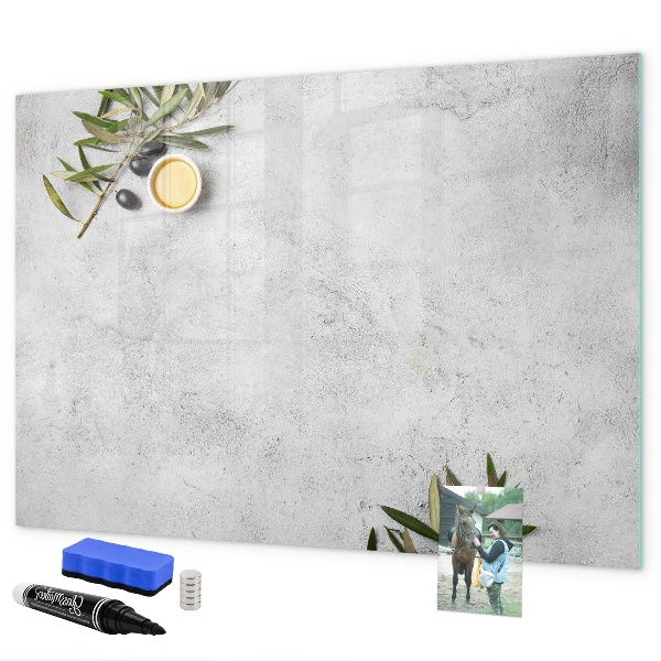 Schreib magnettafel Eine stylische Tafel für Notizen und Fotos