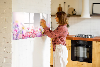 Schreib magnettafel Blumentafel für Fotos und Notizen