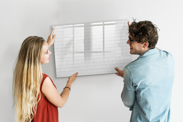 Magnettafel zum schreiben Pinnwand für Fotos und Notizen