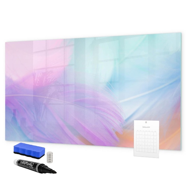 Magnettafel zum schreiben Eine farbenfrohe Tafel für Fotos und Notizen