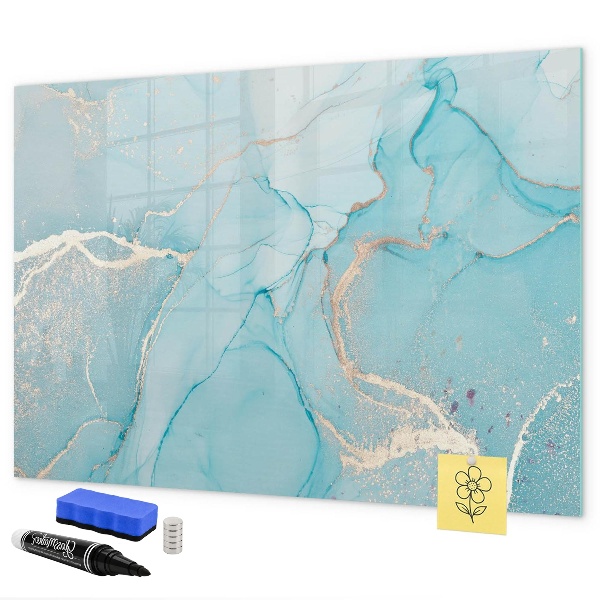 Schreib magnettafel Eine farbenfrohe Tafel für Notizen und Fotos