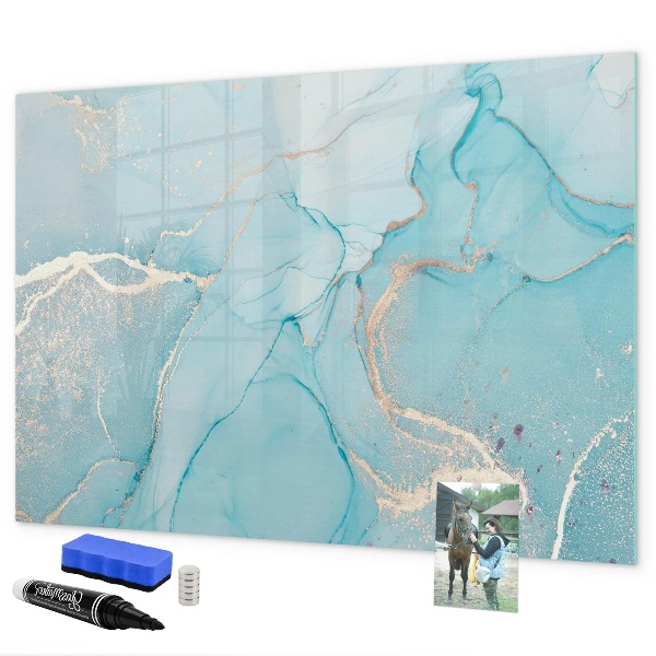 Schreib magnettafel Eine farbenfrohe Tafel für Notizen und Fotos