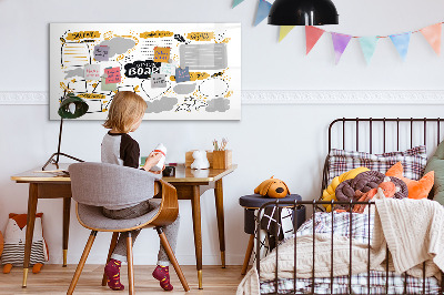Magnettafel zum schreiben Ein Visionboard, um deine Träume zu verwirklichen