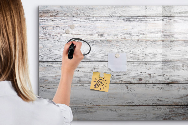 Schreib magnettafel Stilvolle Pinnwand für Fotos und Notizen