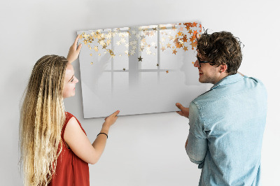 Magnettafel zum schreiben Kreative Pinnwand für Fotos und Notizen
