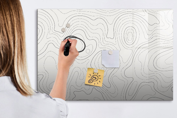Magnettafel zum schreiben Moderne Fotodisplaytafel