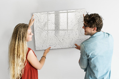 Magnettafel zum schreiben Moderne Fotodisplaytafel