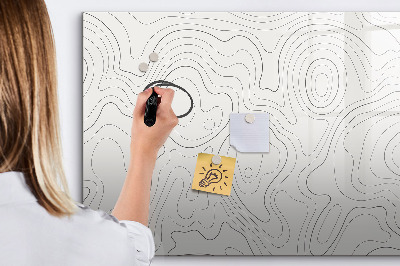 Magnettafel zum schreiben Moderne Fotodisplaytafel