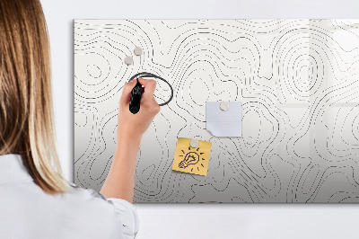 Magnettafel zum schreiben Moderne Fotodisplaytafel
