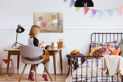 Magnettafel zum schreiben Moderne Tafel für Notizen und Fotos